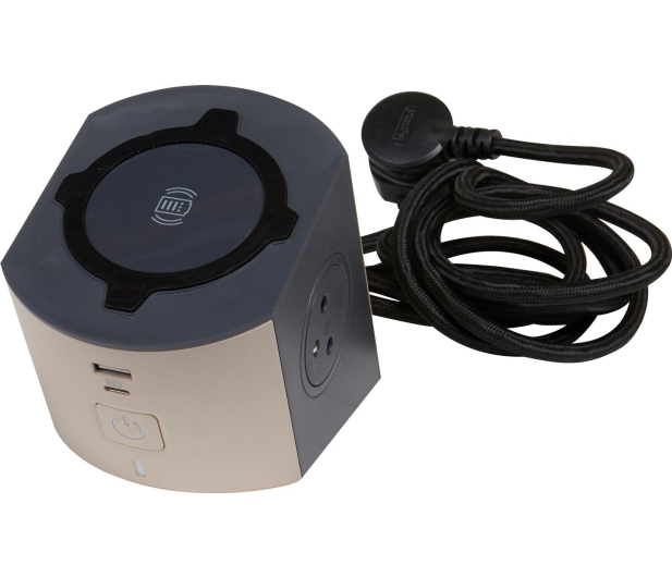 LEGRAND Przedłużacz - 2 gniazda, ładowarka indykcyjna, USB 49402 - 1047788 - zdjęcie 2